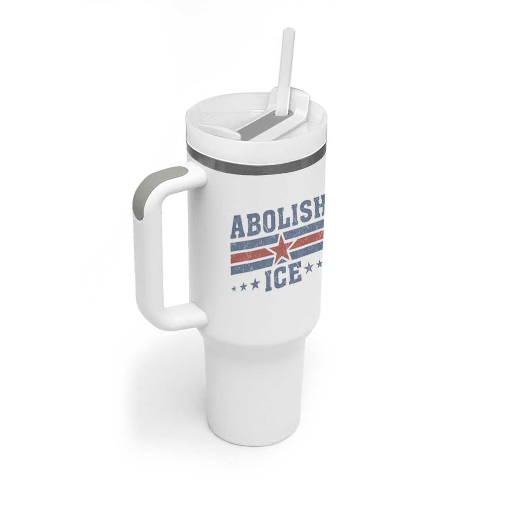 Abolish Ice Tumbler With Handle Resist Support Immigrants Refugees