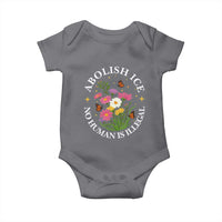 Abolish Ice No Human Is Illegal Baby Onesie Immigration Rights Protest