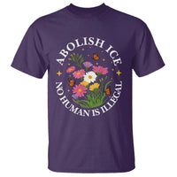 Abolish Ice No Human Is Illegal T Shirt Immigration Rights Protest