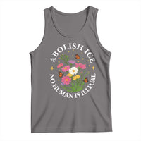 Abolish Ice No Human Is Illegal Tank Top Immigration Rights Protest