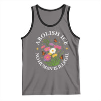 Abolish Ice No Human Is Illegal Tank Top Immigration Rights Protest