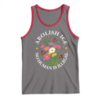 Abolish Ice No Human Is Illegal Tank Top Immigration Rights Protest