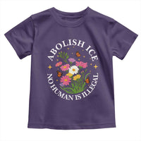 Abolish Ice No Human Is Illegal Toddler T Shirt Immigration Rights Protest