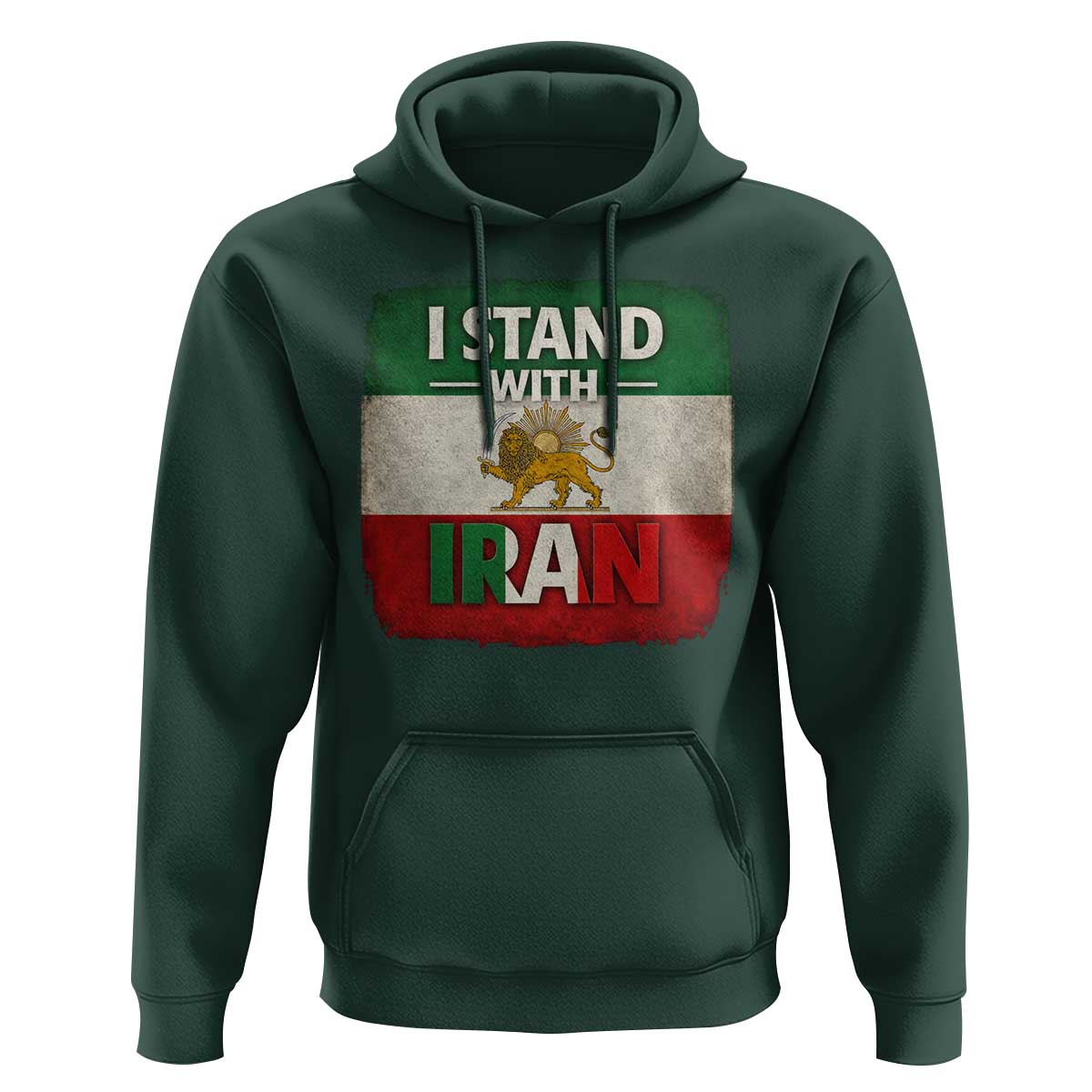 I Stand With Iran Hoodie Free Iran Support Persian Lion Flag