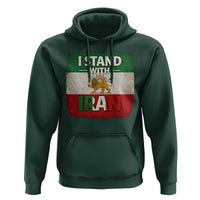 I Stand With Iran Hoodie Free Iran Support Persian Lion Flag
