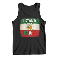 I Stand With Iran Tank Top Free Iran Support Persian Lion Flag