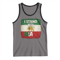 I Stand With Iran Tank Top Free Iran Support Persian Lion Flag