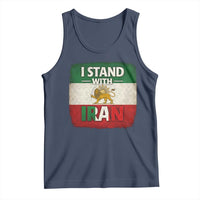 I Stand With Iran Tank Top Free Iran Support Persian Lion Flag