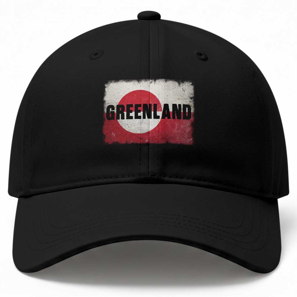 Greenland Pride Patriotic Greenlander Heritage Vintage Flag Baseball Cap