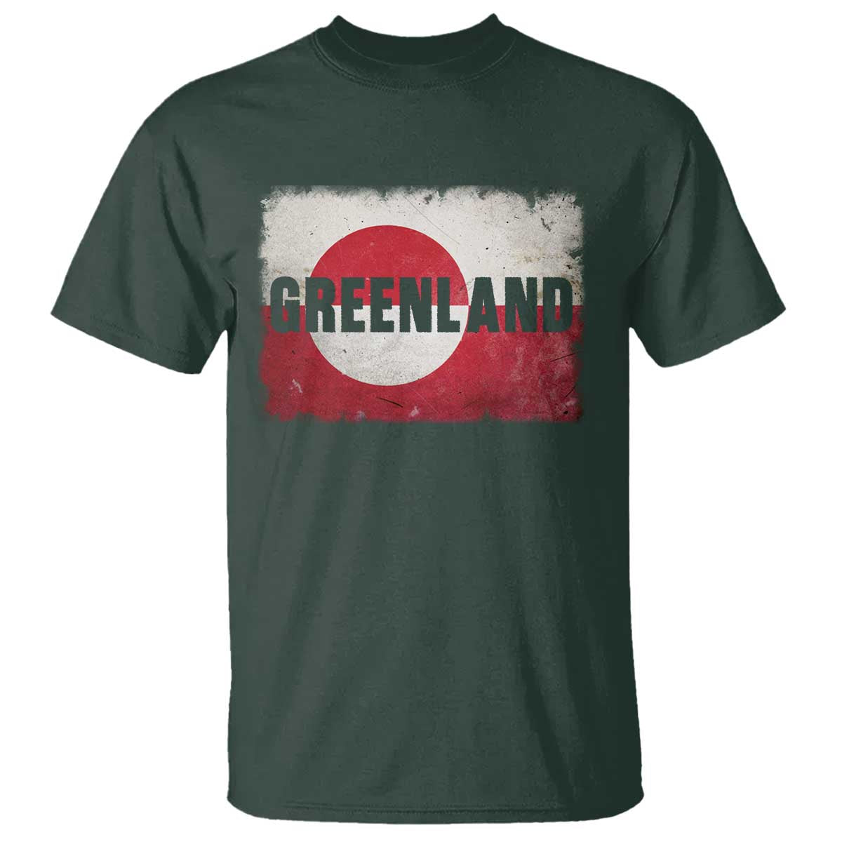 Greenland Pride Patriotic Greenlander Heritage Vintage Flag T Shirt