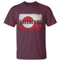 Greenland Pride Patriotic Greenlander Heritage Vintage Flag T Shirt