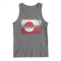 Greenland Pride Patriotic Greenlander Heritage Vintage Flag Tank Top