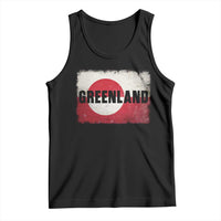 Greenland Pride Patriotic Greenlander Heritage Vintage Flag Tank Top