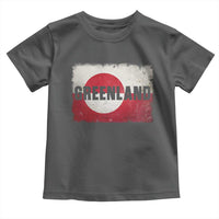 Greenland Pride Patriotic Greenlander Heritage Vintage Flag Toddler T Shirt