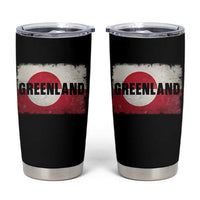 Greenland Pride Patriotic Greenlander Heritage Vintage Flag Tumbler Cup