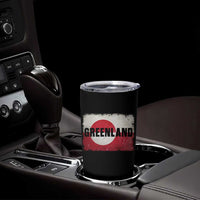 Greenland Pride Patriotic Greenlander Heritage Vintage Flag Tumbler Cup