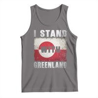 I Stand With Greenland Tank Top Support Greenlanders Vintage Greenland Flag