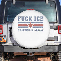 Fck Ice No Human Is Illegal Spare Tire Cover Political Protest Immigration Activist