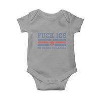 Fck Ice No Human Is Illegal Baby Onesie Political Protest Immigration Activist