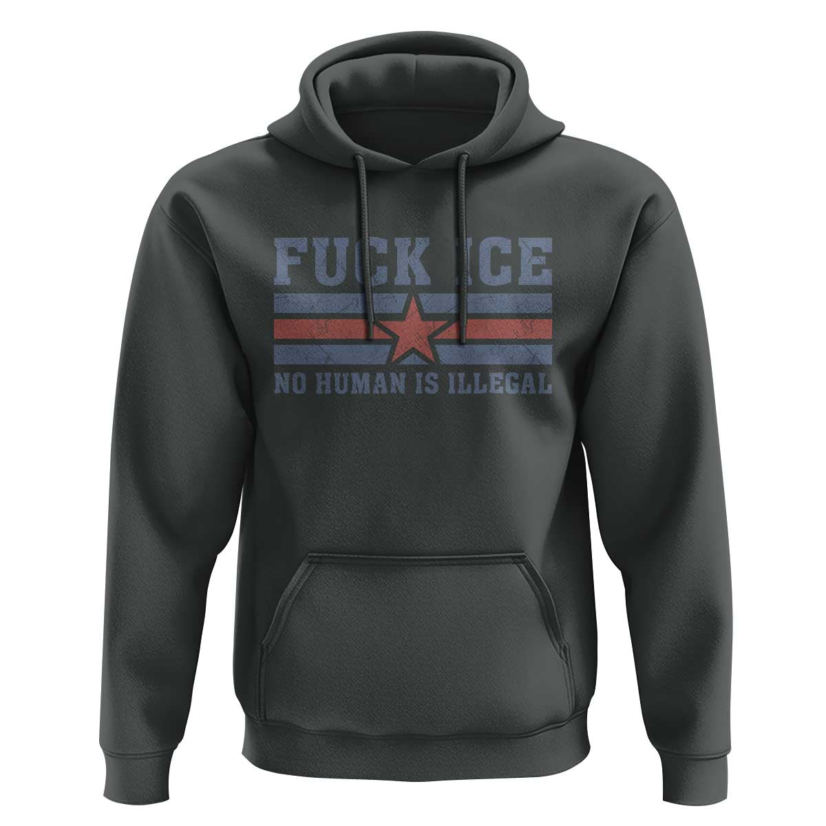 Fck Ice No Human Is Illegal Hoodie Political Protest Immigration Activist