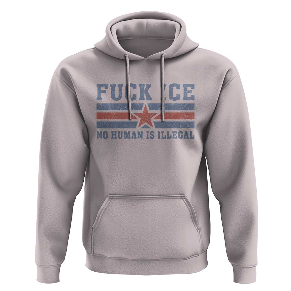 Fck Ice No Human Is Illegal Hoodie Political Protest Immigration Activist