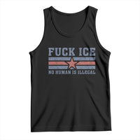 Fck Ice No Human Is Illegal Tank Top Political Protest Immigration Activist