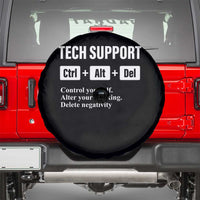 Funny Tech Support Spare Tire Cover Ctrl Alt Del Control Yourself Alter Your Thinking Delete Negativity