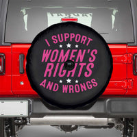 Funny I Support Women's Rights And Wrongs Spare Tire Cover Feminist Star