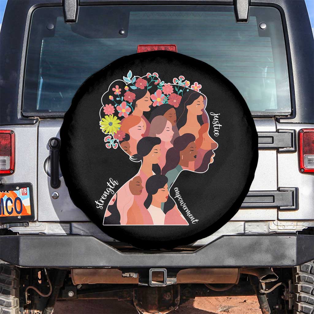 International Women's Day Spare Tire Cover Justice Strength Empowerment Feminist