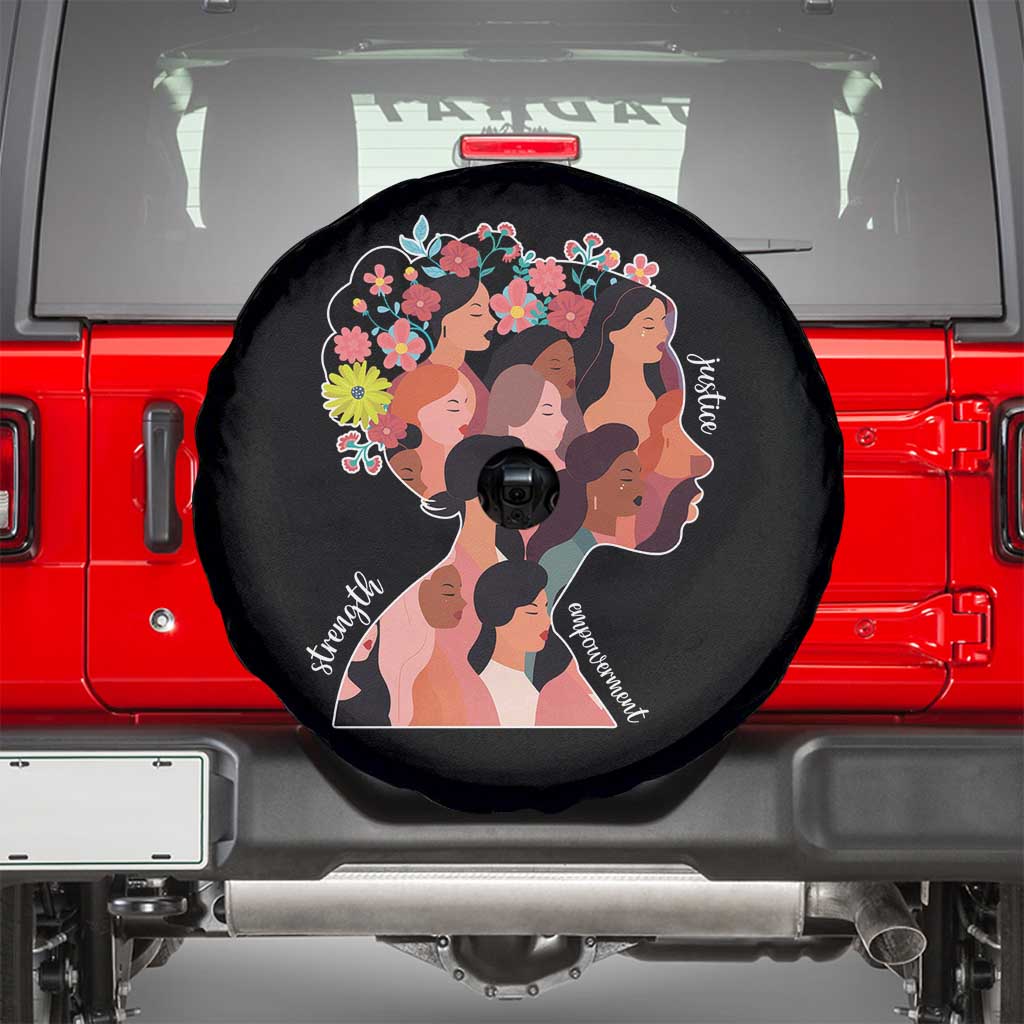 International Women's Day Spare Tire Cover Justice Strength Empowerment Feminist