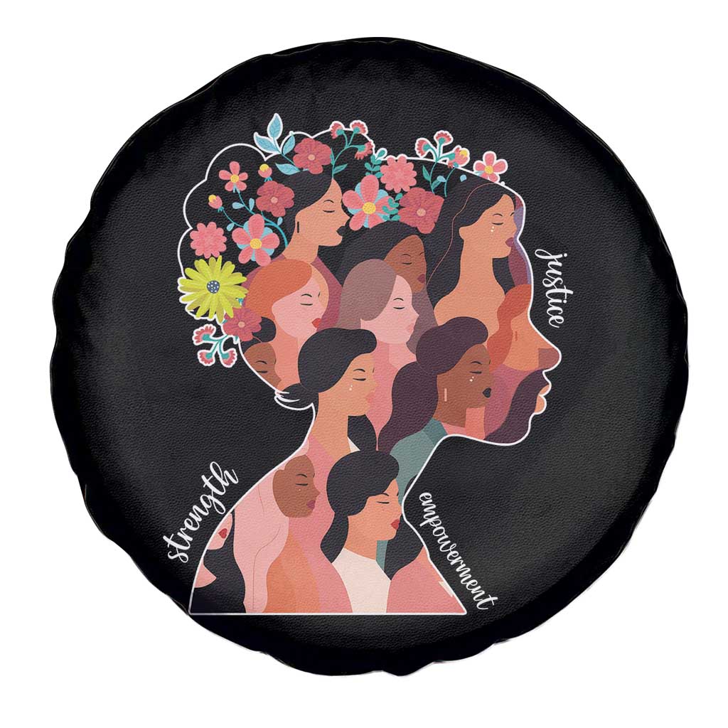International Women's Day Spare Tire Cover Justice Strength Empowerment Feminist
