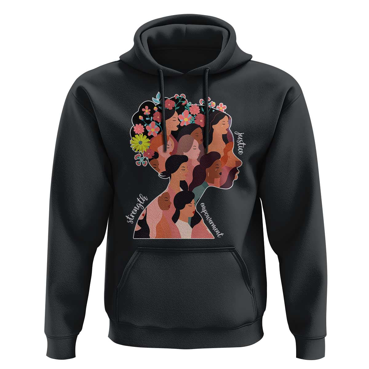 International Women's Day Hoodie Justice Strength Empowerment Feminist