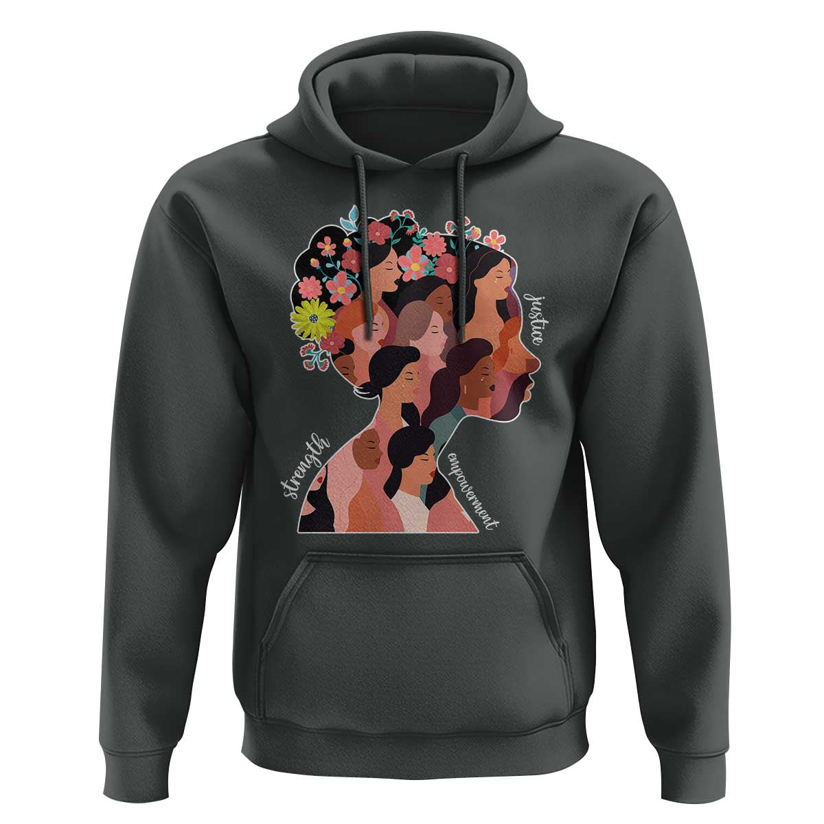 International Women's Day Hoodie Justice Strength Empowerment Feminist