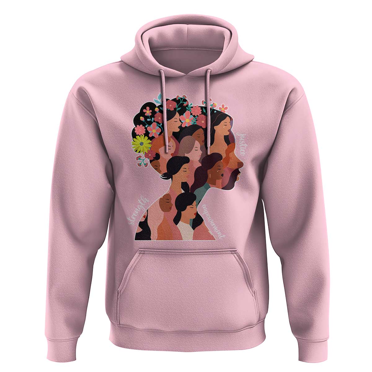 International Women's Day Hoodie Justice Strength Empowerment Feminist