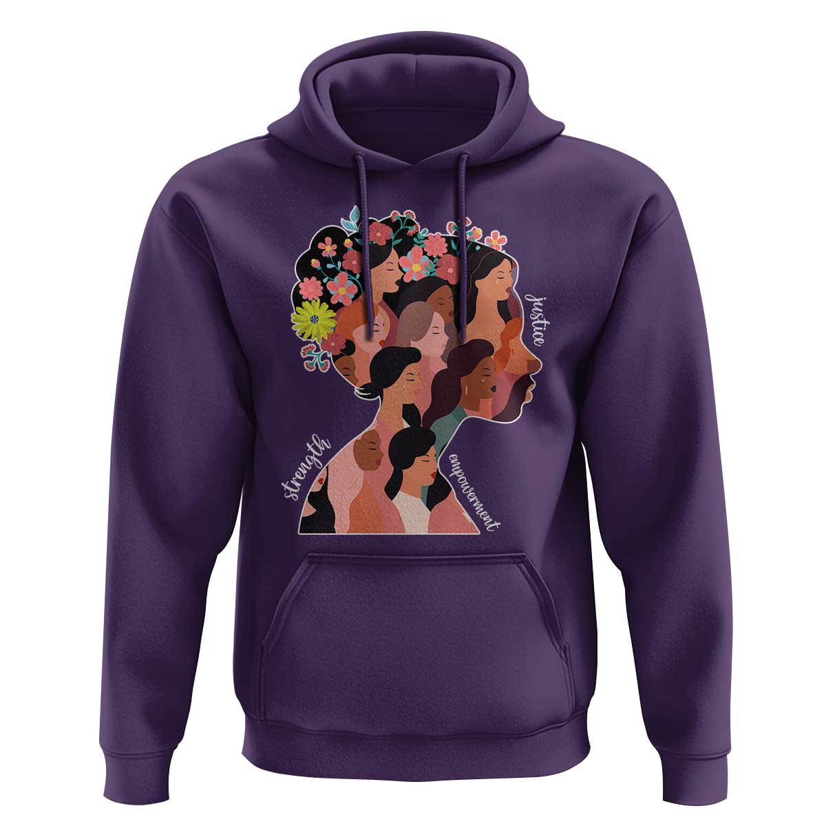 International Women's Day Hoodie Justice Strength Empowerment Feminist