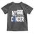 Colorectal Cancer Awareness Toddler T Shirt My God Is Stronger Than Cancer