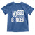 Colorectal Cancer Awareness Toddler T Shirt My God Is Stronger Than Cancer