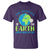Funny The Rotation Of The Earth Always Makes My Day T Shirt Climate Change Earth Day Moon