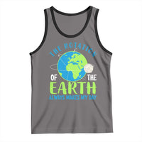 Funny The Rotation Of The Earth Always Makes My Day Tank Top Climate Change Earth Day Moon