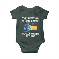 Funny The Rotation Of The Earth Really Makes My Day Baby Onesie Climate Change Earth Day