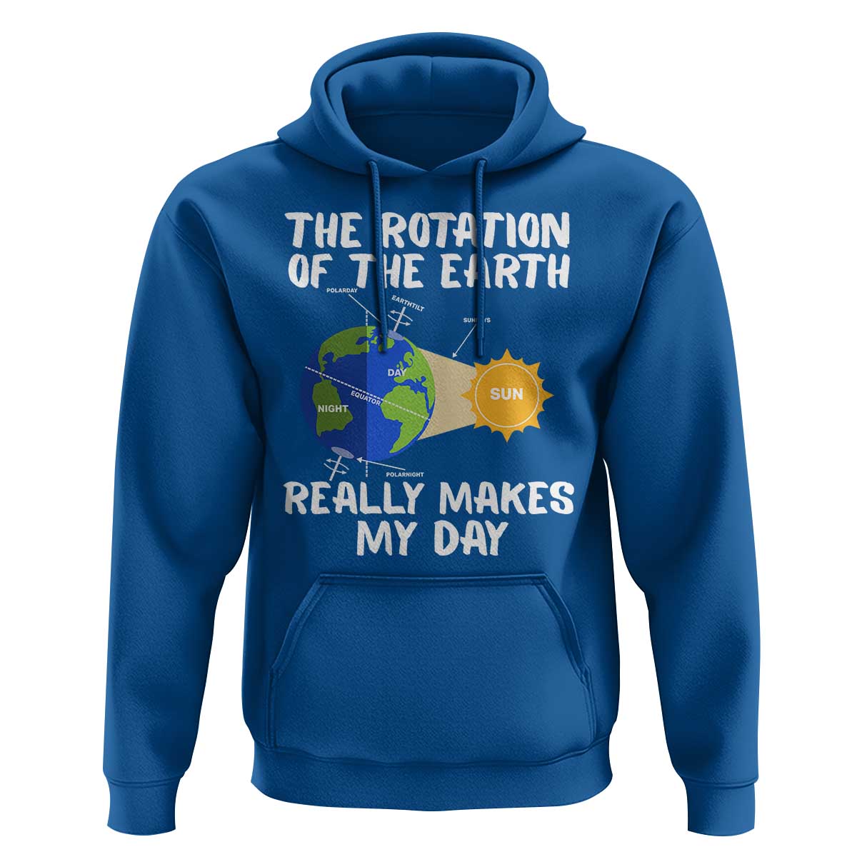 Funny The Rotation Of The Earth Really Makes My Day Hoodie Climate Change Earth Day