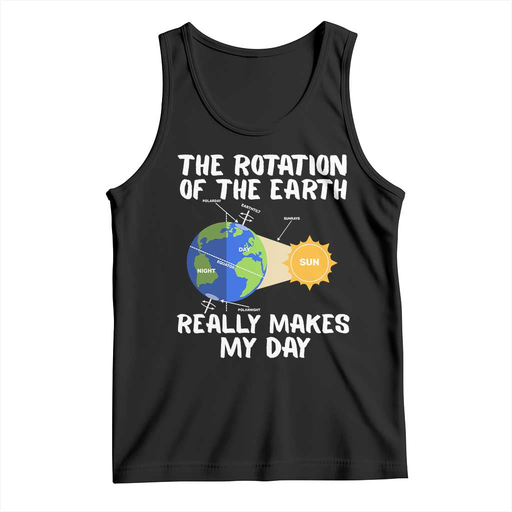 Funny The Rotation Of The Earth Really Makes My Day Tank Top Climate Change Earth Day