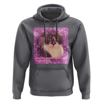 Funny Save The Environment Eat Plastic Hoodie Cat Meme