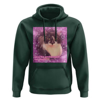 Funny Save The Environment Eat Plastic Hoodie Cat Meme