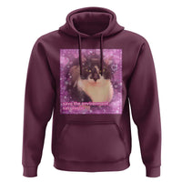 Funny Save The Environment Eat Plastic Hoodie Cat Meme