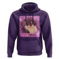 Funny Save The Environment Eat Plastic Hoodie Cat Meme