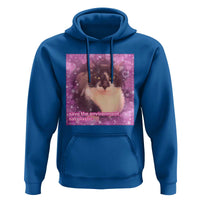 Funny Save The Environment Eat Plastic Hoodie Cat Meme