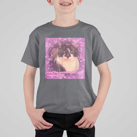 Funny Save The Environment Eat Plastic T Shirt For Kid Cat Meme