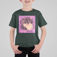 Funny Save The Environment Eat Plastic T Shirt For Kid Cat Meme