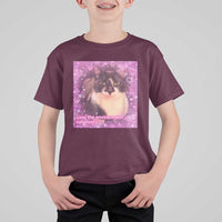 Funny Save The Environment Eat Plastic T Shirt For Kid Cat Meme